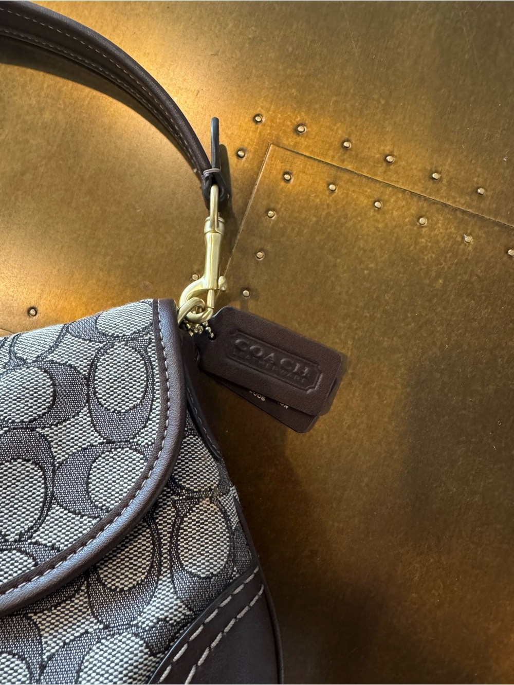 Coach Soho Flap Bag in Signature Jacquard - Picture 3 of 7